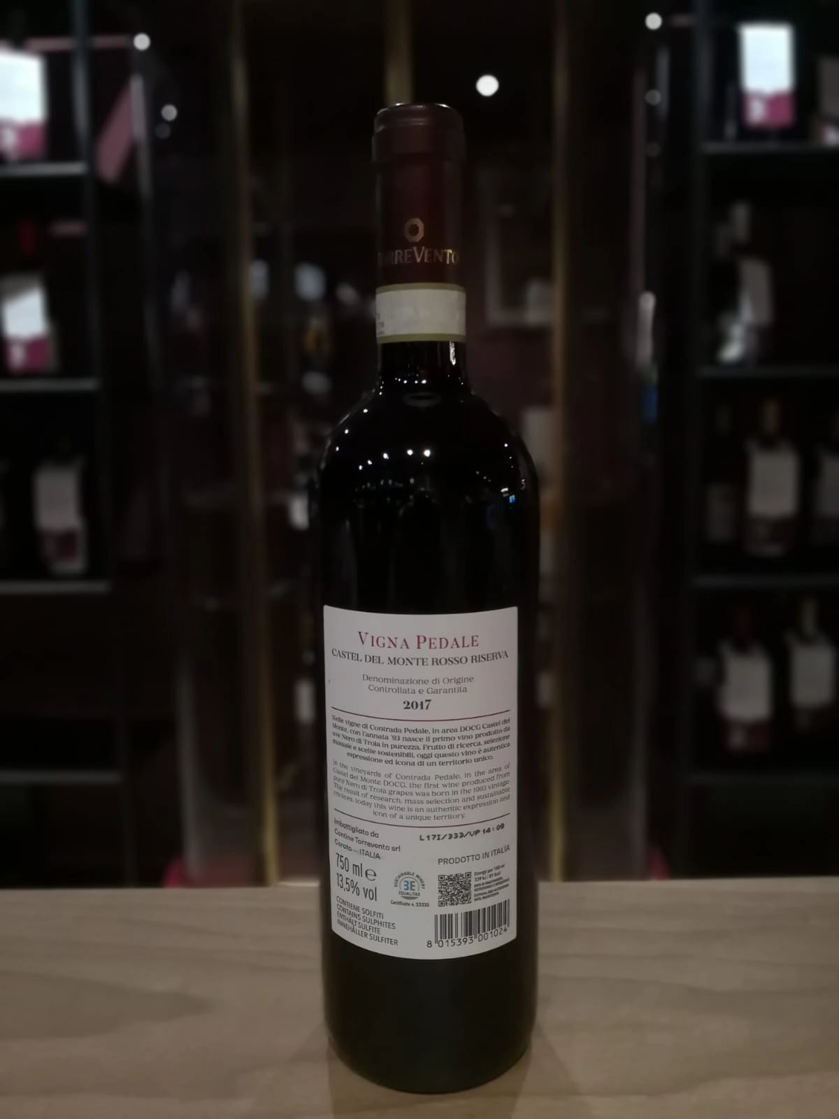 Castel Del Monte Riserva Docg Vigna Pedale 2017 - Torrevento