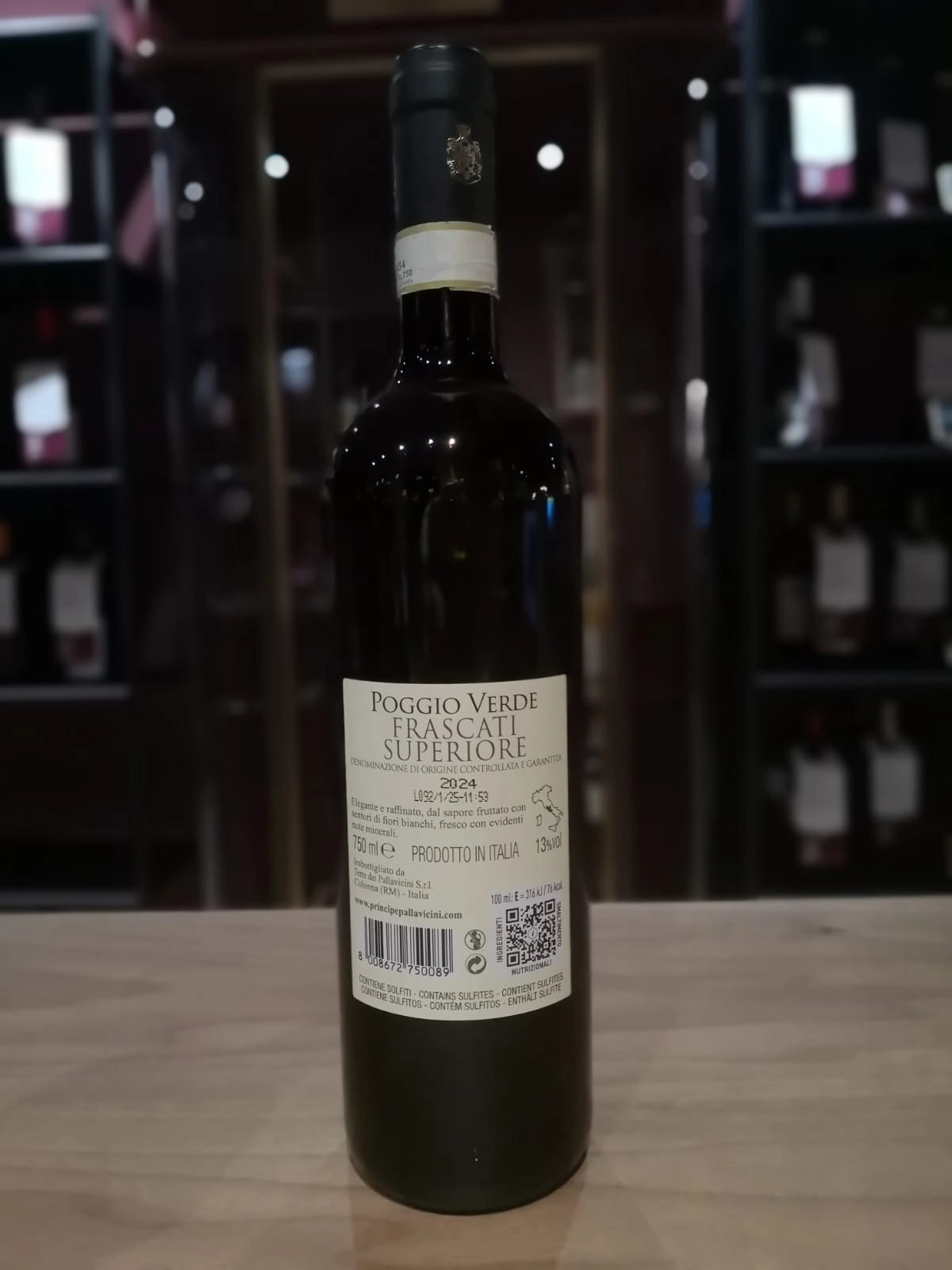 Frascati Superiore Docg Poggio Verde 2024 - Principe Pallavicini